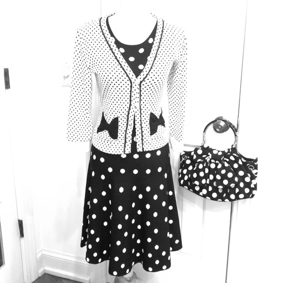 Bellario beautiful black white dress - Picture 5 of 6